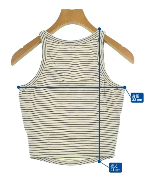 CLANE（クラネ）タンクトップ 白 サイズ:2(M位) レディース/2200661236048