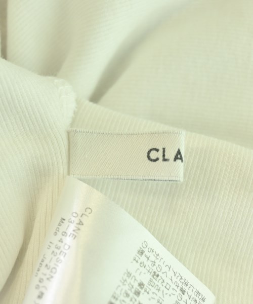 CLANE（クラネ）タンクトップ 白 サイズ:1(S位) レディース/2200709941071