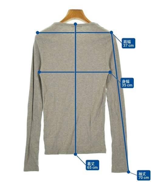 CLANE（クラネ）Tシャツ・カットソー グレー サイズ:2(M位) レディース/2200716729099