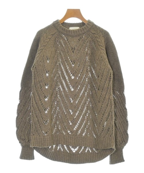 CLANE(クラネ)ニット・セーター 茶 サイズ:1(S位)/2200636701038