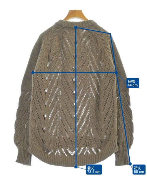 CLANE（クラネ）ニット・セーター 茶 サイズ:1(S位) レディース/2200636701038