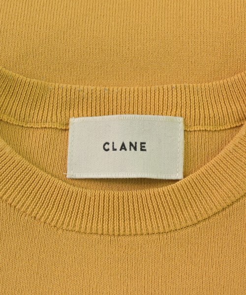 CLANE（クラネ）ニット・セーター 黄 サイズ:1(S位) レディース/2200636701076
