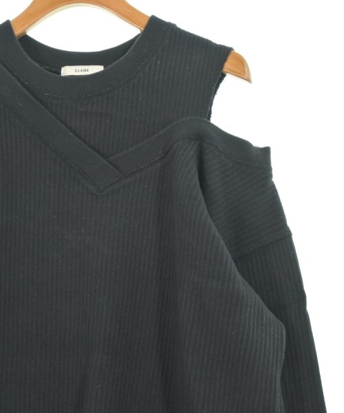 CLANE（クラネ）Tシャツ・カットソー 黒 サイズ:1(S位) レディース/2200634987373