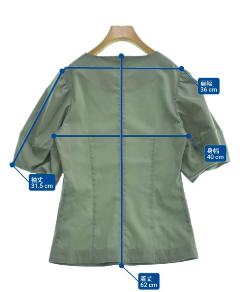 CLANE（クラネ）カジュアルシャツ 緑 サイズ:2(M位) レディース/2200646842028