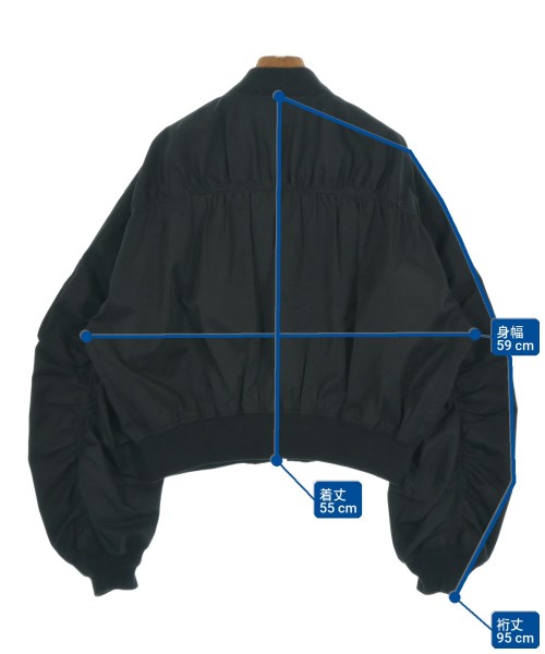 CLANE（クラネ）ミリタリーブルゾン 黒 サイズ:2(M位) レディース/2200647115046