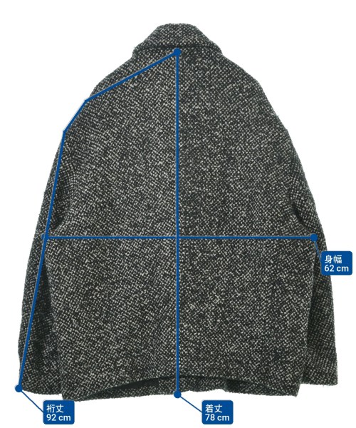 CLANE（クラネ）テーラードジャケット 黒 サイズ:1(S位) レディース/2200643074019