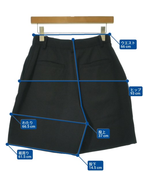 CLANE（クラネ）ショートパンツ 黒 サイズ:1(S位) レディース/2200652055085