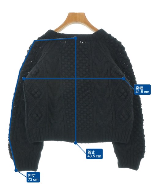 CLANE（クラネ）ニット・セーター 黒 サイズ:36(S位) レディース/2200647855140