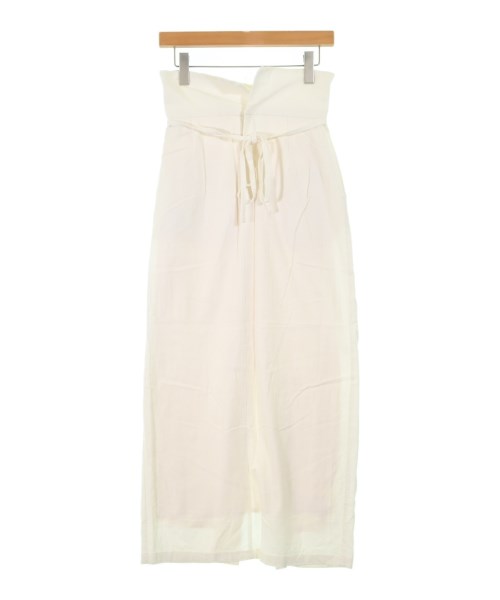 CLANE(クラネ)ロング・マキシ丈スカート 白 サイズ:1(S位)/2200651249034