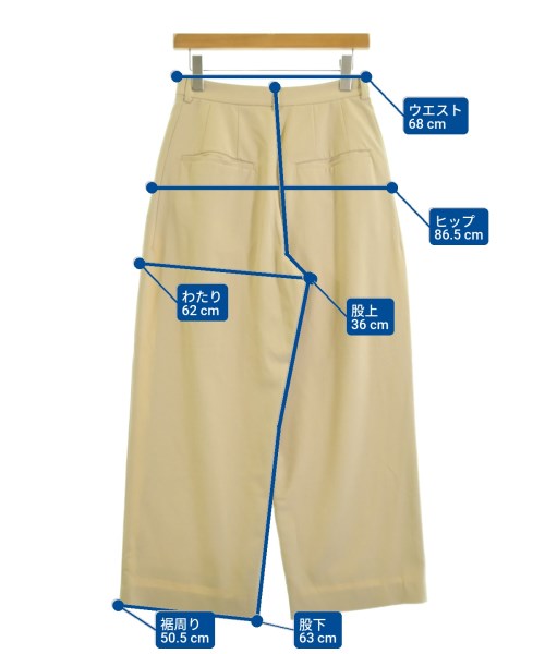 CLANE（クラネ）スラックス ベージュ サイズ:2(M位) レディース/2200662792062