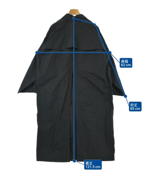 CLANE（クラネ）ステンカラーコート 黒 サイズ:1(S位) レディース/2200663858033