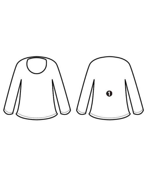 CLANE（クラネ）ブラウス 黒 サイズ:2(M位) レディース/2200664530105