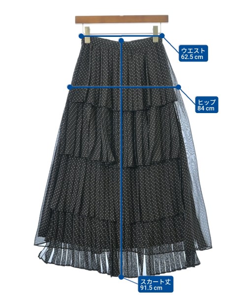 CLANE（クラネ）ロング・マキシ丈スカート 黒 サイズ:1(S位) レディース/2200662524052