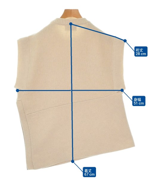 CLANE（クラネ）ニット・セーター ベージュ サイズ:1(S位) レディース/2200665109034