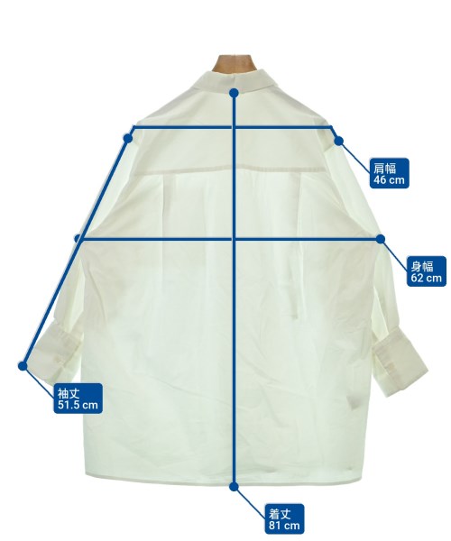 CLANE（クラネ）カジュアルシャツ 白 サイズ:1(S位) レディース/2200635477033
