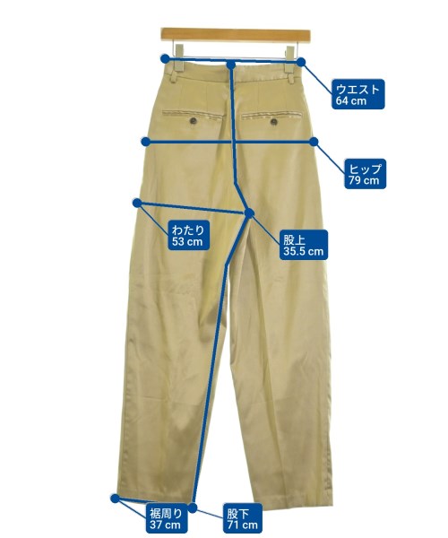 CLANE（クラネ）スラックス ベージュ サイズ:1(S位) レディース/2200665087011