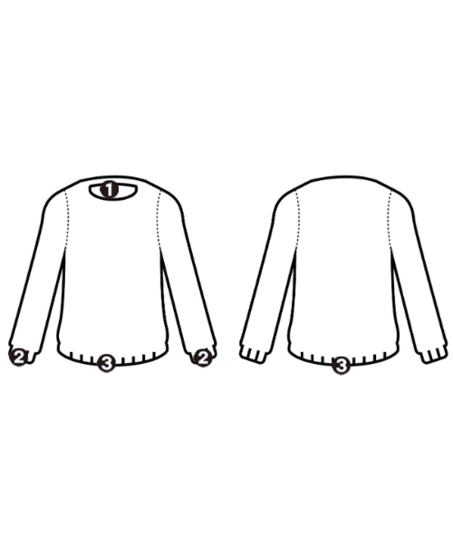 CLANE（クラネ）ニット・セーター 白 サイズ:1(S位) レディース/2200665555046