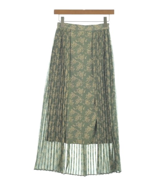 CLANE(クラネ)ロング・マキシ丈スカート 緑 サイズ:0(XS位)/2200666224064