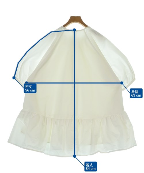 CLANE（クラネ）ブラウス 白 サイズ:1(S位) レディース/2200666350022