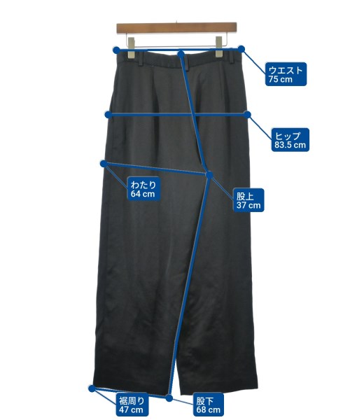 CLANE（クラネ）スラックス 黒 サイズ:2(M位) レディース/2200667732100