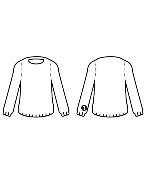 CLANE（クラネ）ニット・セーター 白 サイズ:1(S位) レディース/2200669197051