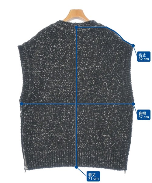 CLANE（クラネ）ベスト 黒 サイズ:2(M位) レディース/2200669390018