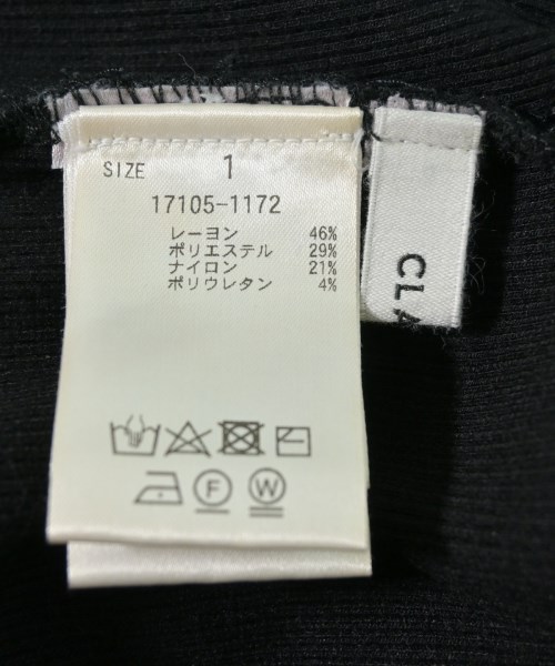 CLANE（クラネ）Tシャツ・カットソー 黒 サイズ:1(S位) レディース/2200729452076