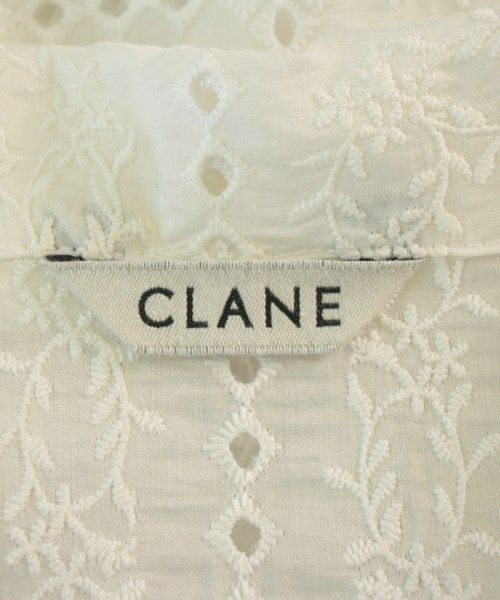 CLANE（クラネ）カジュアルシャツ 白 サイズ:1(S位) レディース/2200730383017