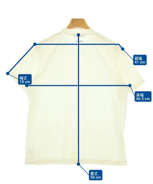 CLANE（クラネ）Tシャツ・カットソー 白 サイズ:F レディース/2200725446307