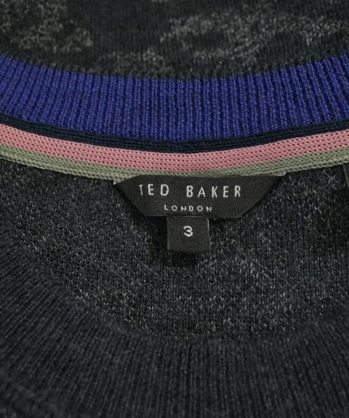 TED BAKER（テッドベーカー）Tシャツ・カットソー 黒 サイズ:3(L位) メンズ/2200633631017