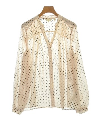 ☆Ted Baker☆ エレガントプリーツ半袖トップス・AGARA♪ TED BAKER（テッドベーカー）カジュアルシャツ ベージュ サイズ
