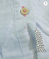 TED BAKER（テッドベーカー）カジュアルシャツ 青 サイズ:1(S位) メンズ/2200708513033