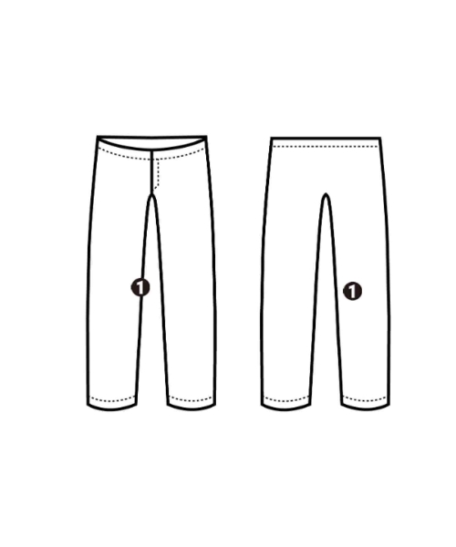 C+PLUS（シープラス）スラックス 白 サイズ:29(S位) メンズ/2200668617093