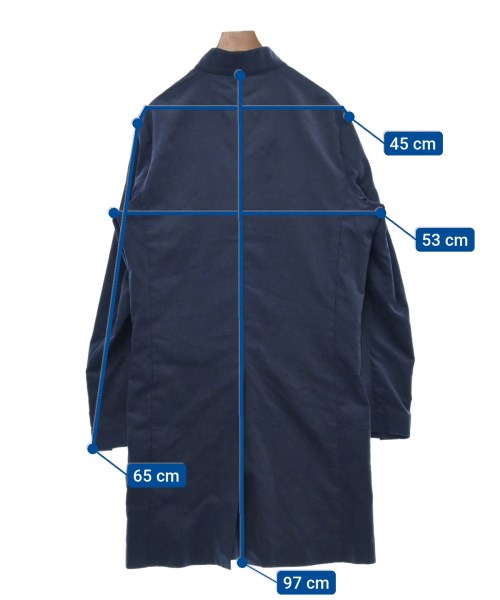 NO ID.（ノーアイディー）ステンカラーコート 紺 サイズ:3(L位) メンズ/2200478351040