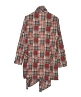 NO ID.（ノーアイディー）カジュアルシャツ 赤 サイズ:1(S位) メンズ/2200540965175