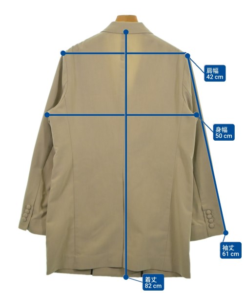 NO ID.（ノーアイディー）カジュアルジャケット ベージュ サイズ:1(S位) メンズ/2200619576035