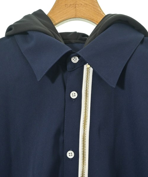 NO ID.（ノーアイディー）カジュアルシャツ 紺 サイズ:ONE メンズ/2200634726033