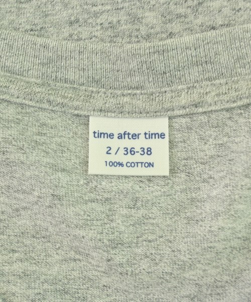 time after time（タイムアフタータイム）Tシャツ・カットソー グレー サイズ:2(M位) メンズ/2200708001028