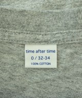 time after time（タイムアフタータイム）Tシャツ・カットソー グレー サイズ:0(XS位) レディース/2200679145028