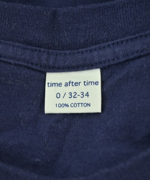 time after time（タイムアフタータイム）Tシャツ・カットソー 紺 サイズ:0(XS位) レディース/2200675775083
