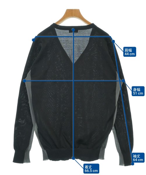 EN ROUTE（アンルート）カーディガン 黒 サイズ:3(L位) メンズ/2200644698054