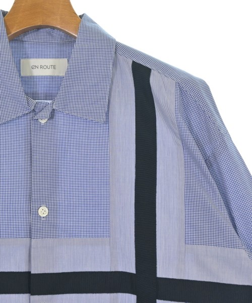 EN ROUTE（アンルート）カジュアルシャツ 青 サイズ:2(XXL位) メンズ/2200679587323