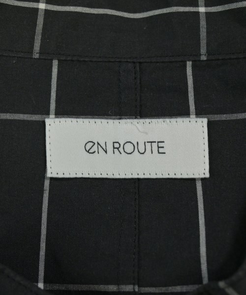 EN ROUTE（アンルート）カジュアルシャツ 黒 サイズ:3(L位) メンズ/2200684853550