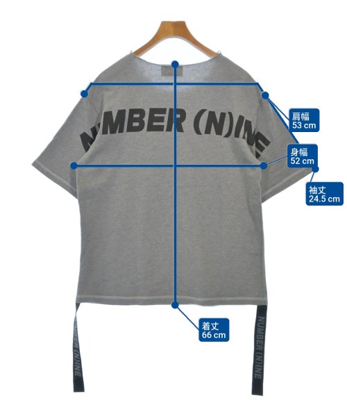 NUMBER (N)INE DENIM（ナンバーナイン　デニム）スウェット グレー サイズ:M メンズ/2200611863096
