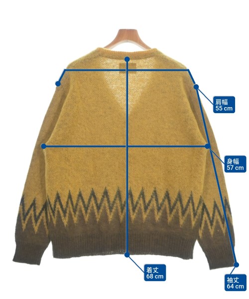 NUMBER (N)INE DENIM（ナンバーナイン　デニム）カーディガン 黄 サイズ:1(S位) メンズ/2200661844014