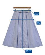 SCAPA（スキャパ）ロング・マキシ丈スカート 青 サイズ:38(M位) レディース/2200640789084