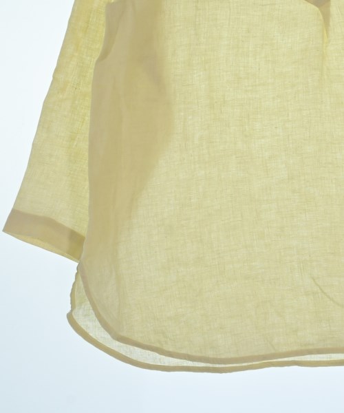 SCAPA（スキャパ）カジュアルシャツ 黄 サイズ:38(M位) レディース/2200657520199