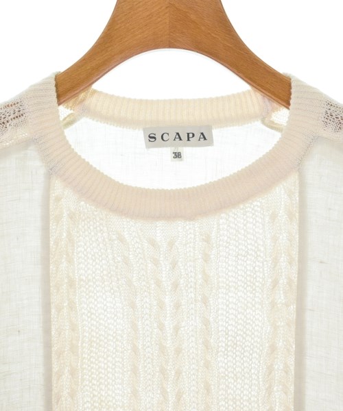 SCAPA（スキャパ）ブラウス ベージュ サイズ:38(M位) レディース/2200714354125