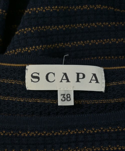 SCAPA（スキャパ）Tシャツ・カットソー 紺 サイズ:38(M位) レディース/2200714354132