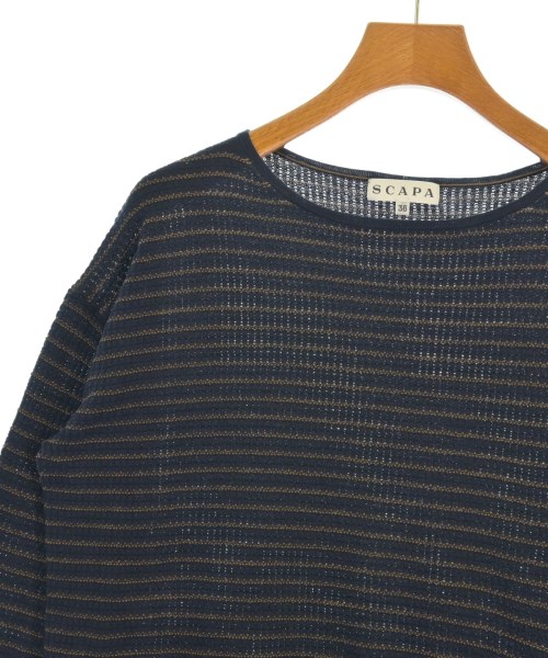 SCAPA（スキャパ）Tシャツ・カットソー 紺 サイズ:38(M位) レディース/2200714354132